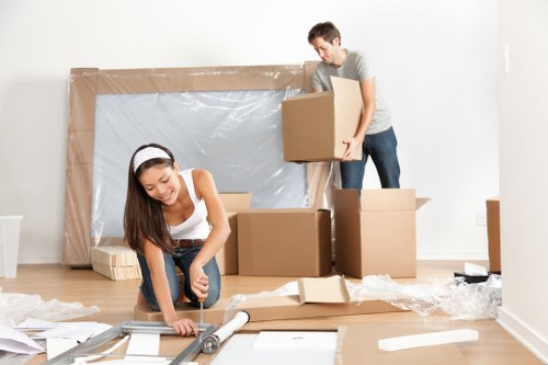Commercial delivery and collection service in South Kensington