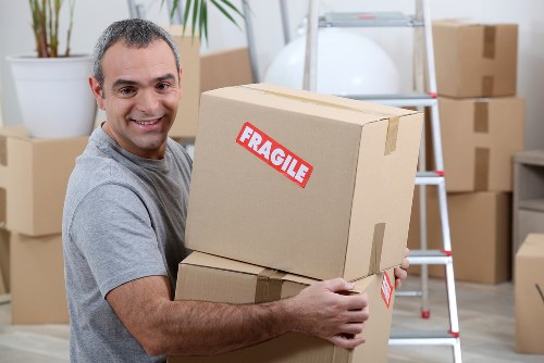 Furniture pick-up service for a South Kensington home with narrow access