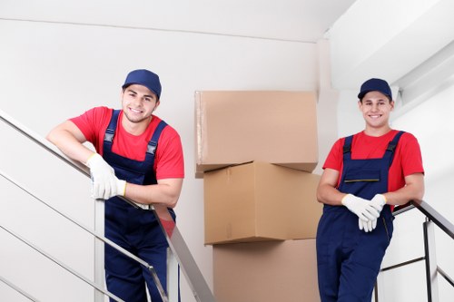 Removal van for office and household relocations in South Kensington