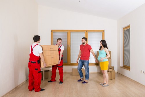 Van and driver service for moving in central London near South Kensington