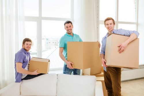 Careful moving preparation in a South Kensington property
