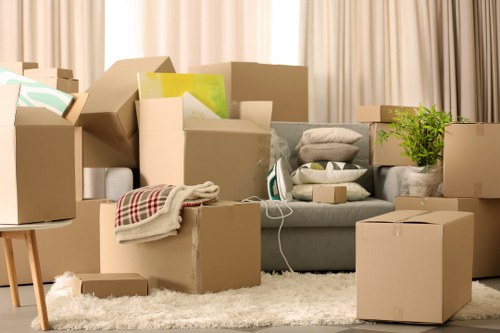 Packing and collection for local storage in South Kensington